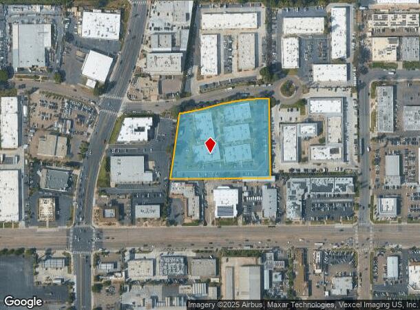  7827 Convoy Ct, San Diego, CA Parcel Map