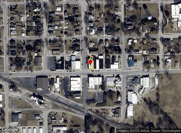  101 E Main St, Mentone, IN Parcel Map