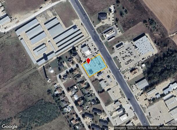 1315 N Brazos St, Whitney, TX Parcel Map