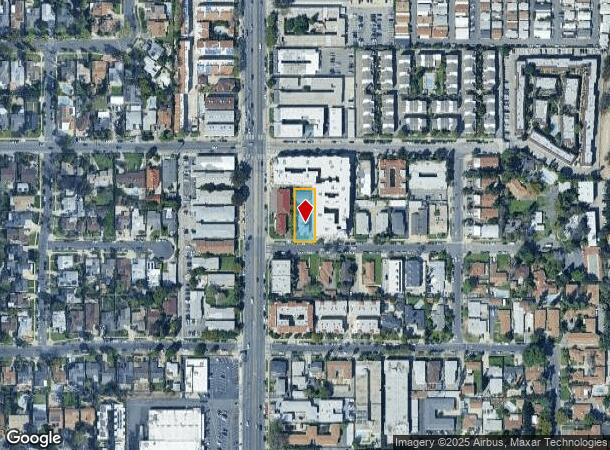  13647 Leadwell St, Van Nuys, CA Parcel Map