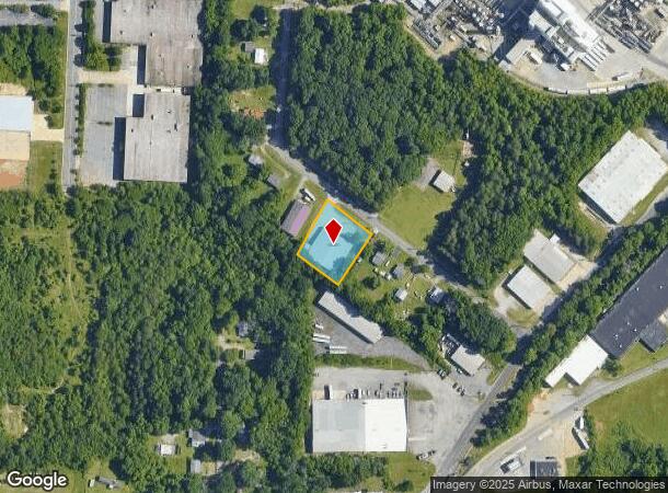  1717 Tower Ave, High Point, NC Parcel Map