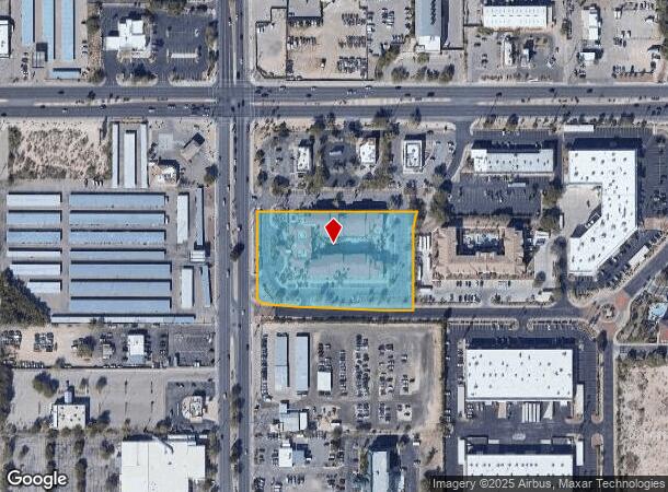  2505 E Executive Dr, Tucson, AZ Parcel Map