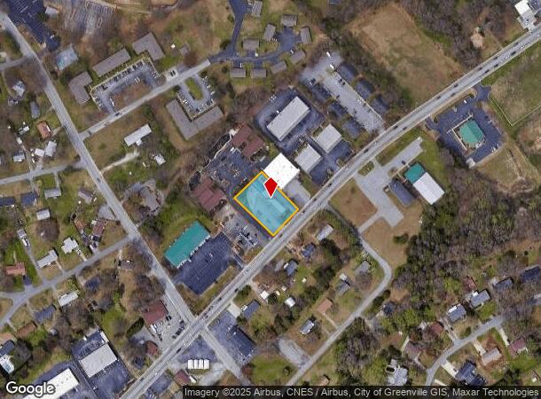  207 E Butler Rd, Mauldin, SC Parcel Map