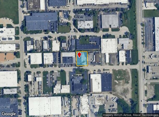  52 W Industrial Rd, Addison, IL Parcel Map