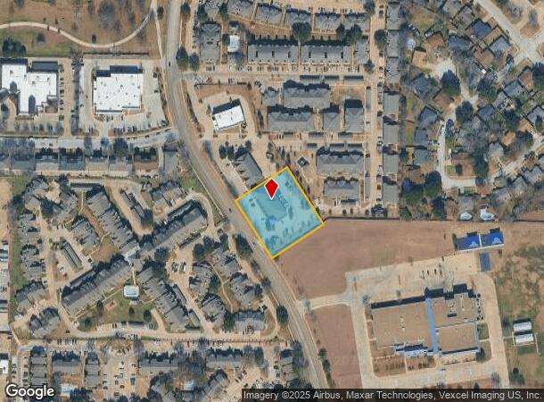  3131 S Center St, Arlington, TX Parcel Map