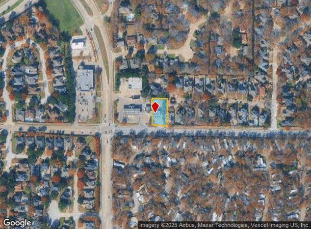  2105 Brown Blvd, Arlington, TX Parcel Map