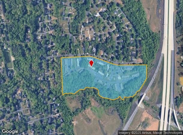 195 Willow Bend Ct, Kernersville, NC Parcel Map
