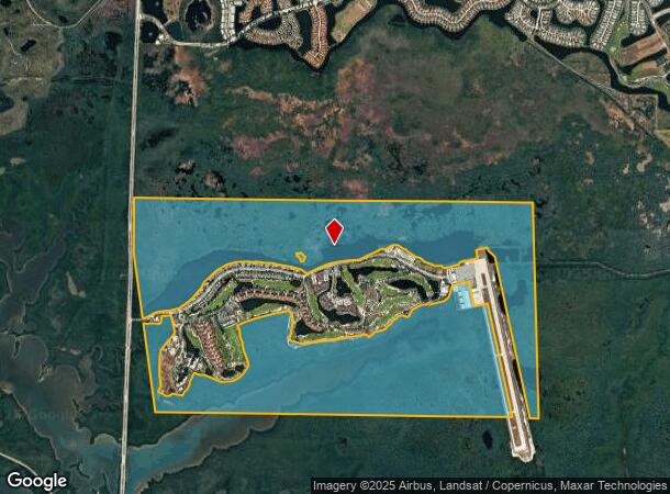 2006 Mainsail Dr, Naples, FL Parcel Map