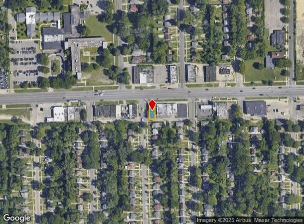  18939 W 7 Mile Rd, Detroit, MI Parcel Map