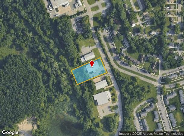  572 S Mansfield St, Ypsilanti, MI Parcel Map