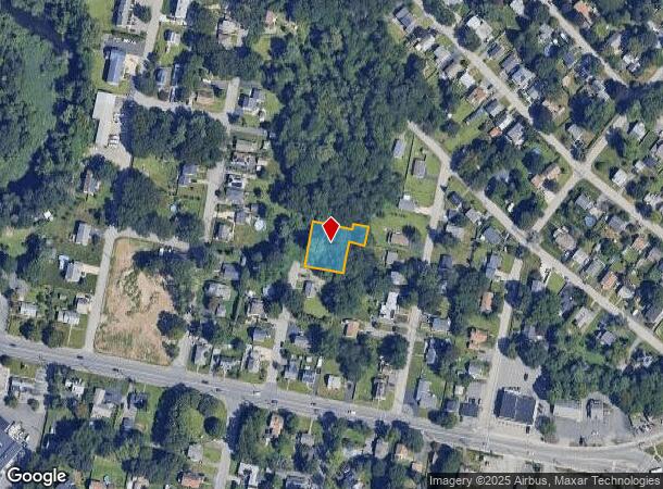  Thurber Ave, Seekonk, MA Parcel Map