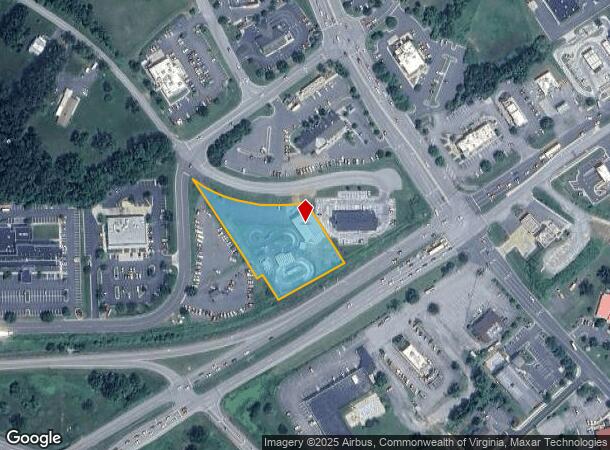  1110 Red Top Orchard Rd, Waynesboro, VA Parcel Map