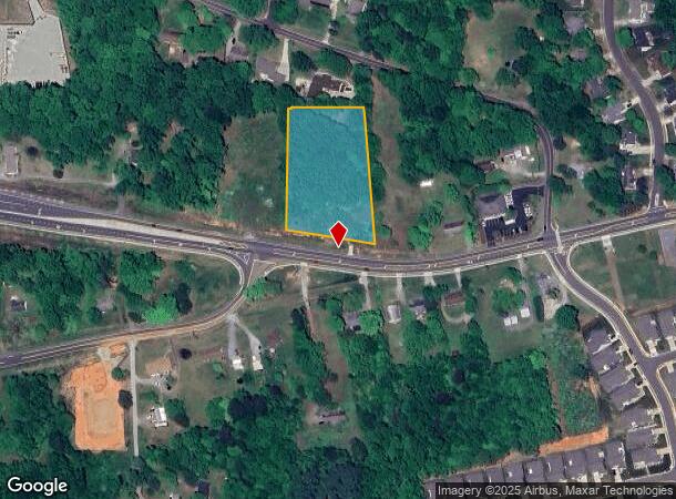  1206 S Fifth St, Mebane, NC Parcel Map