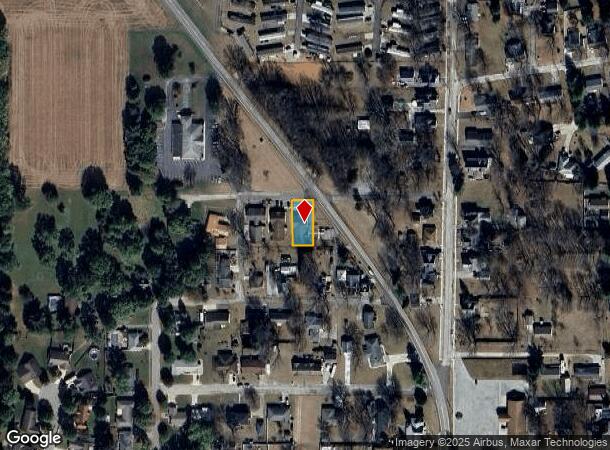  405 W Brown St, Rossville, IN Parcel Map