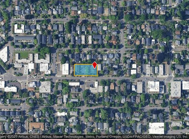  2229 Se Division St, Portland, OR Parcel Map