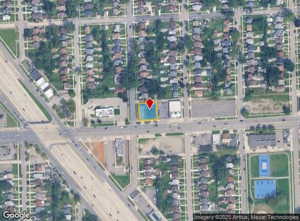 14036 W 7 Mile Rd, Detroit, MI Parcel Map