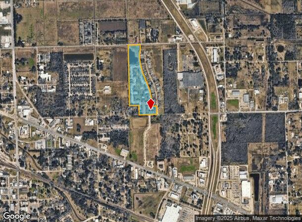 1277 Dickinson Rd, Alvin, TX Parcel Map