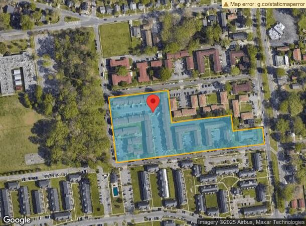  9007 Chesapeake Blvd, Norfolk, VA Parcel Map