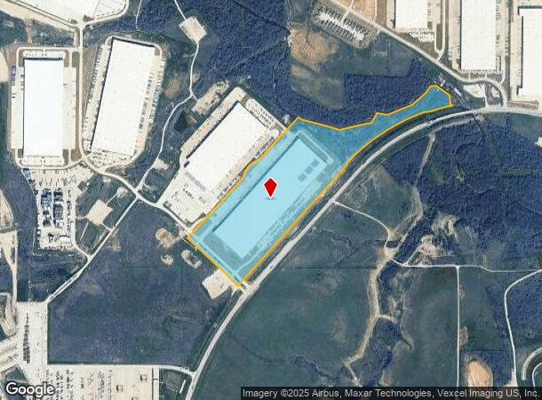 15201 Blue Mound Rd, Justin, TX Parcel Map