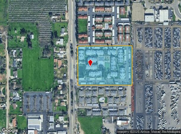  2130 N Marks Ave, Fresno, CA Parcel Map