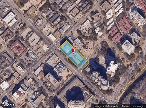  3500 Oak Lawn Ave, Dallas, TX Parcel Map