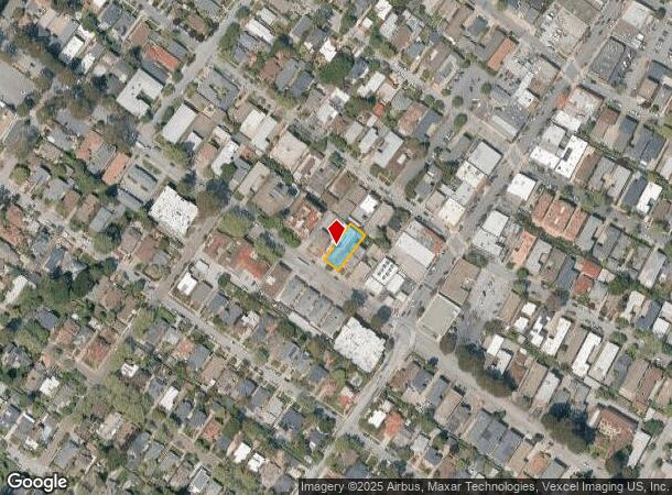 1220 El Camino Real, Burlingame, CA Parcel Map