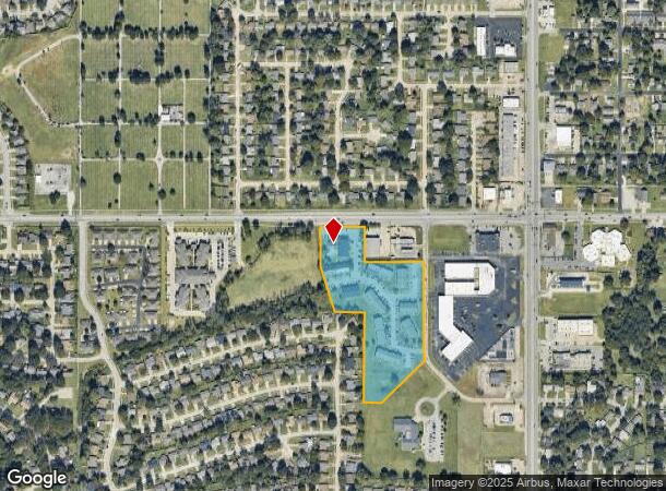  1101 W Houston St, Broken Arrow, OK Parcel Map