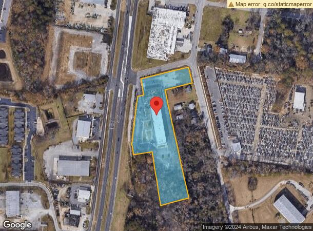  511 S Eastern Blvd, Fayetteville, NC Parcel Map