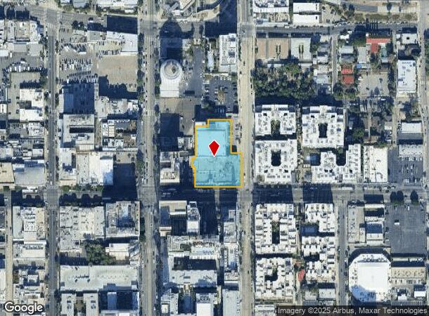  6233 Hollywood Blvd, Los Angeles, CA Parcel Map