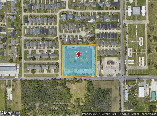  2420 Country Club Rd, Lake Charles, LA Parcel Map