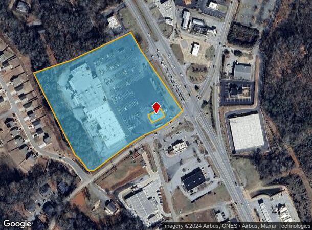  7701 Highway 76, Pendleton, SC Parcel Map