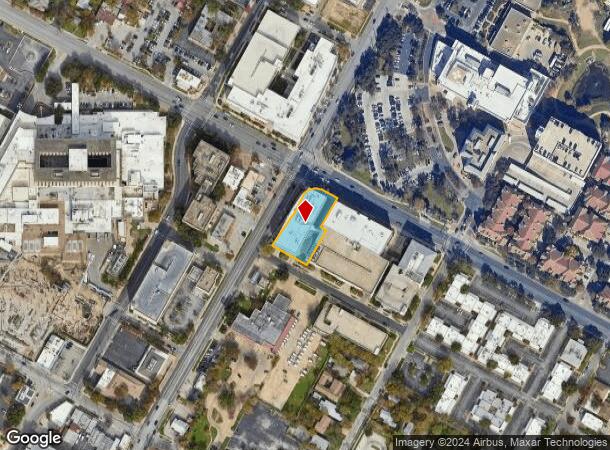  911 W 38Th St, Austin, TX Parcel Map