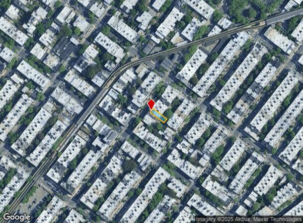 1820 Woodbine St, Ridgewood, NY Parcel Map