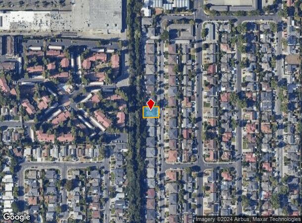  1312 White Dr, Santa Clara, CA Parcel Map