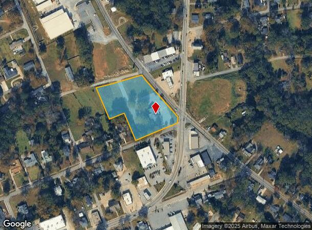 1 N Hamilton St, Williamston, SC Parcel Map