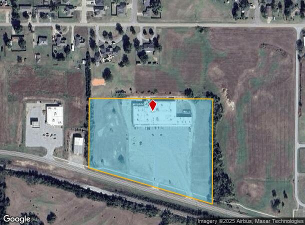  1417 W Main St, Stroud, OK Parcel Map