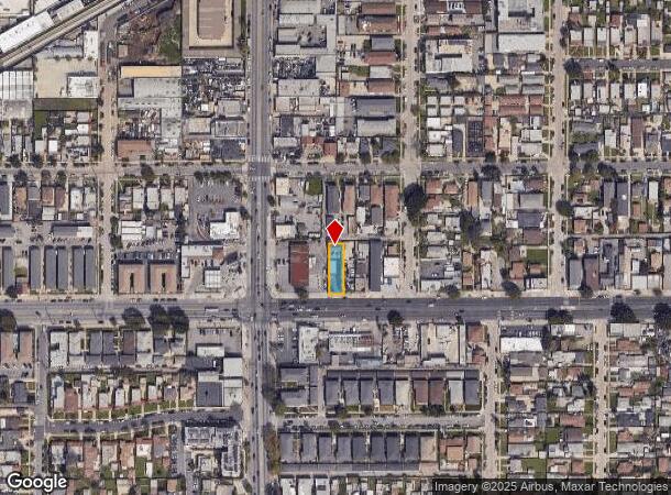  3321 W Florence Ave, Los Angeles, CA Parcel Map