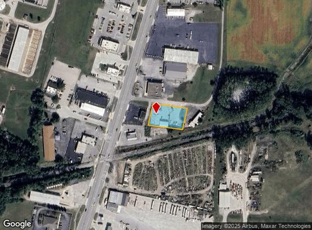 619 N Main St, Bluffton, IN Parcel Map