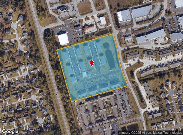  3119 Enterprise Dr, Wilmington, NC Parcel Map