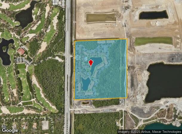  9300 Marino Cir, Naples, FL Parcel Map