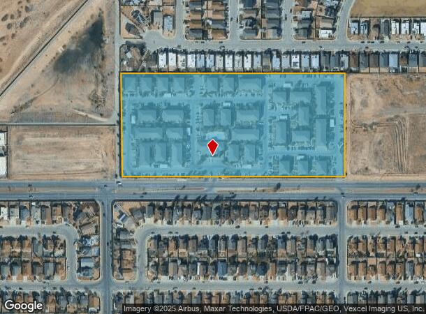 14363 Edgemere Blvd, El Paso, TX Parcel Map