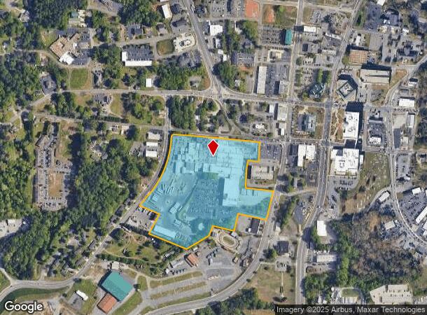 340 W Maple St, Cumming, GA Parcel Map