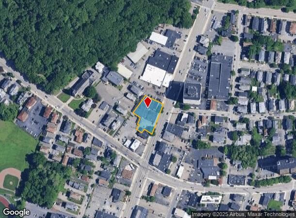  258 Park Ave, Worcester, MA Parcel Map