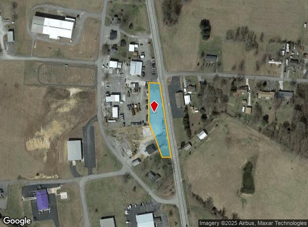 1633 N Main St, Jamestown, KY Parcel Map