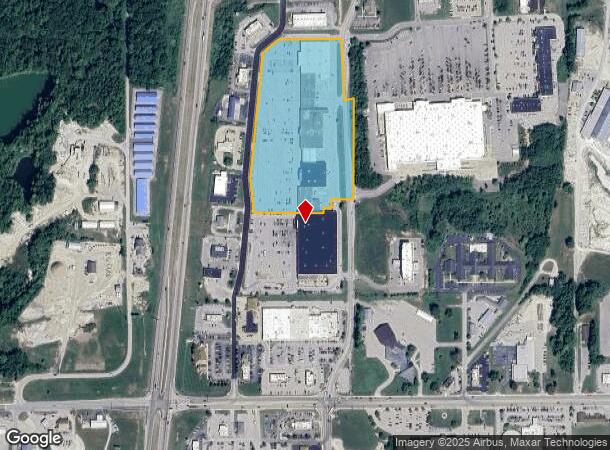 1320 James Ave, Bedford, IN Parcel Map