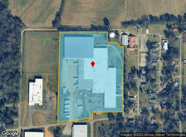 555 Matthews Dr, Canton, MS Parcel Map
