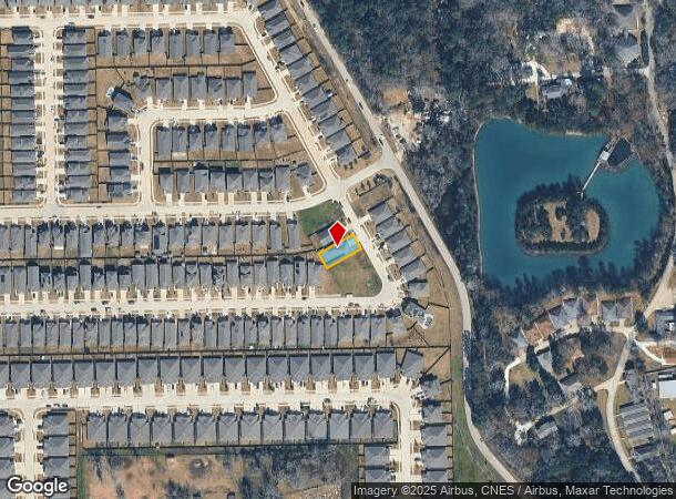 25017 Lindsey Ln, Magnolia, TX Parcel Map