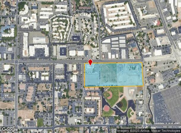  240 W Moana Ln, Reno, NV Parcel Map