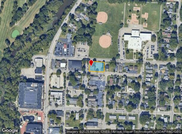  186 N High St, Gahanna, OH Parcel Map
