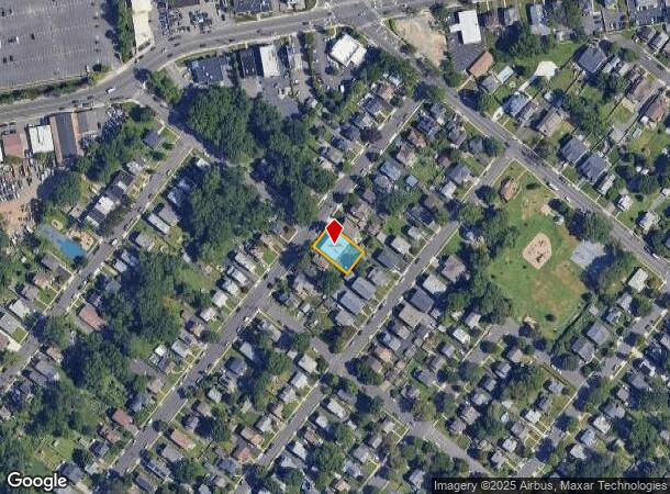 23 Burnside Ave, Cranford, NJ Parcel Map